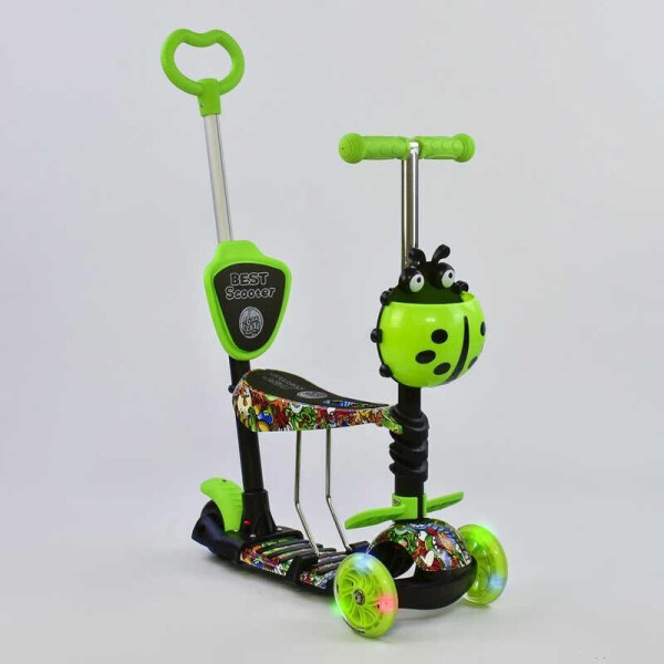

Самокат детский 5в1 Best Scooter, Светящиеся колеса 74059