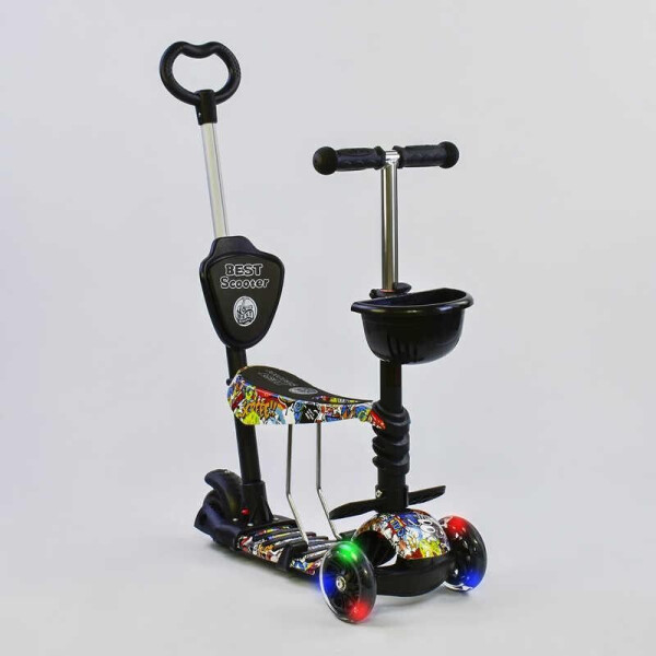 

Самокат детский 5в1 Best Scooter, Светящиеся колеса 74054