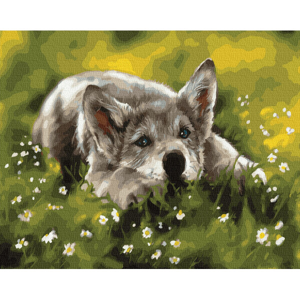 

Картина по номерам BRUSHME Собачка в траве 40x50 см., Украина