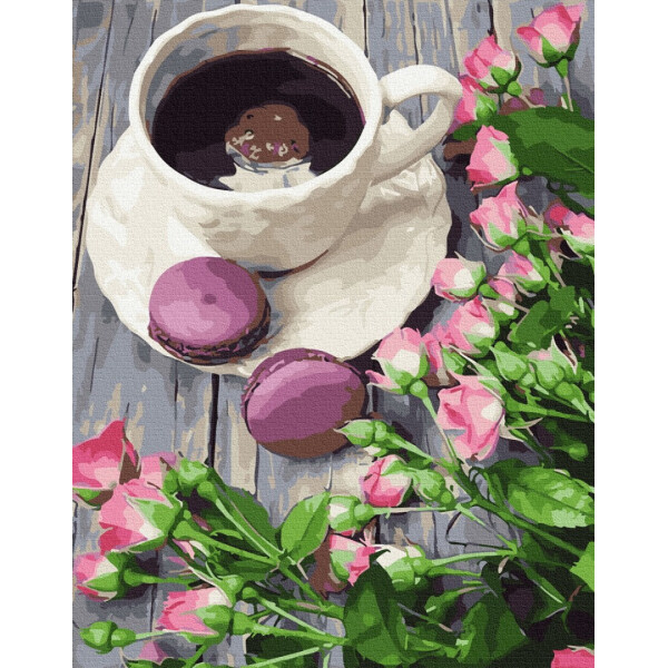 

Картина по номерам Кофе со вкусом весны, 40x50см, cложность 3, Украина