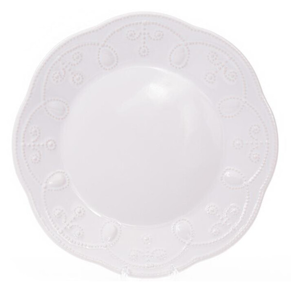 

Набор 6 десертных тарелок Leeds Ceramics Ø23см, каменная керамика (белые) Bona BD-931-171