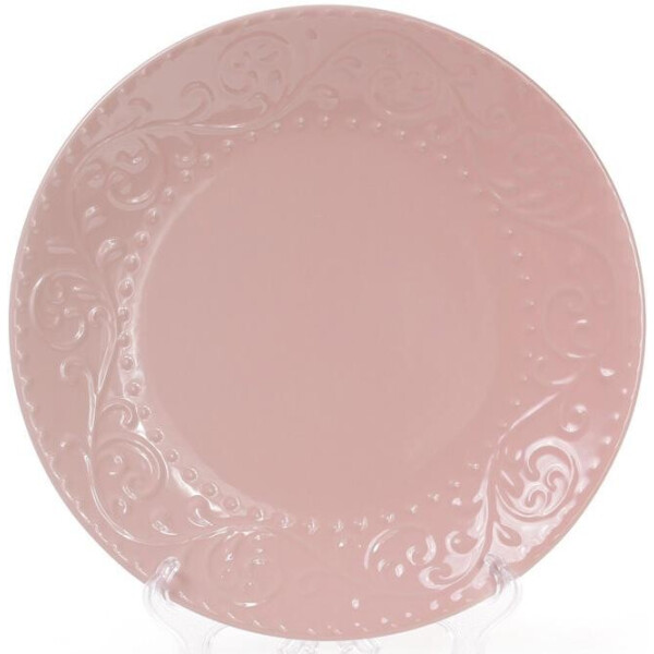 

Набор 6 обеденных тарелок Leeds Ceramics Ø27.5см, каменная керамика (розовые) Bona BD-931-193