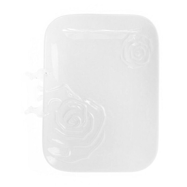 

Набор 6 фарфоровых обеденных тарелок White Rose 20.5x15см (белый фарфор) Bona BD-558-517
