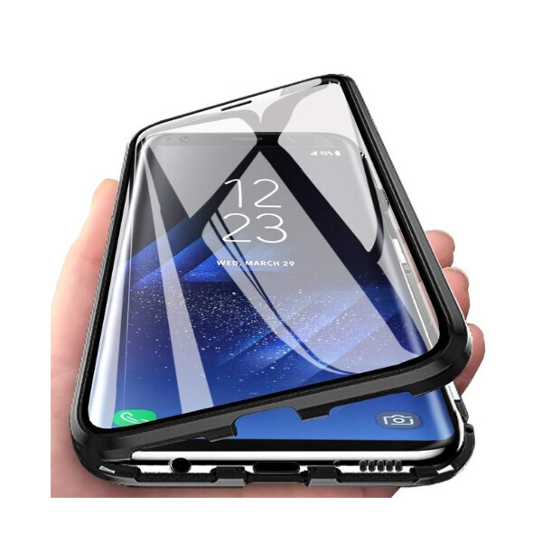 

Магнитный чехол со стеклянной передней и задней панелью для Samsung Galaxy A7/A750 2018