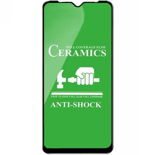 

Защитное стекло-пленка Fiji Ceramics для Oppo A12 черный Full Glue 0,26 мм в упаковке