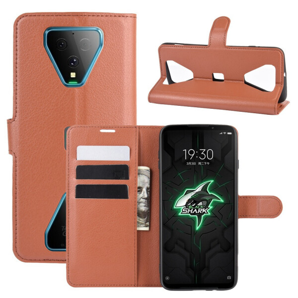 

Чехол Fiji Luxury для Xiaomi Black Shark 3 книжка коричневый