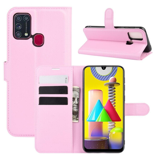 

Чехол Fiji Luxury для Samsung Galaxy M31 (M315) книжка светло-розовый