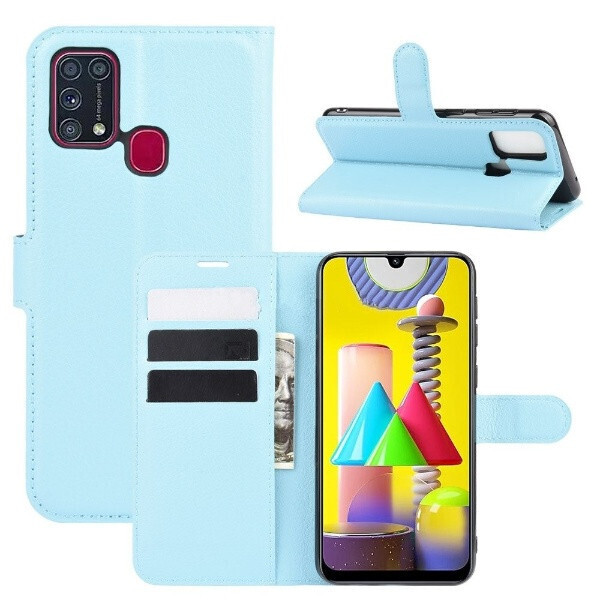 

Чехол Fiji Luxury для Samsung Galaxy M31 (M315) книжка голубой