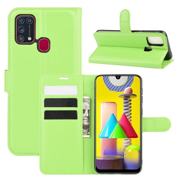 

Чехол Fiji Luxury для Samsung Galaxy M31 (M315) книжка зеленый