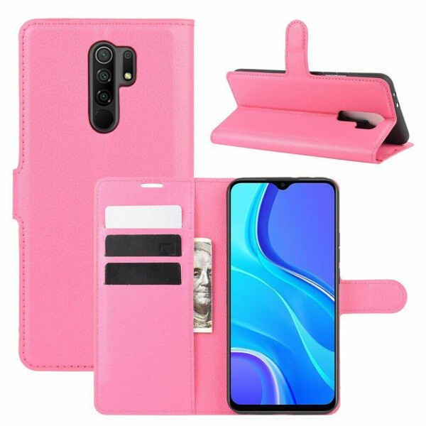 

Чехол Fiji Luxury для Xiaomi Redmi 9 книжка розовый