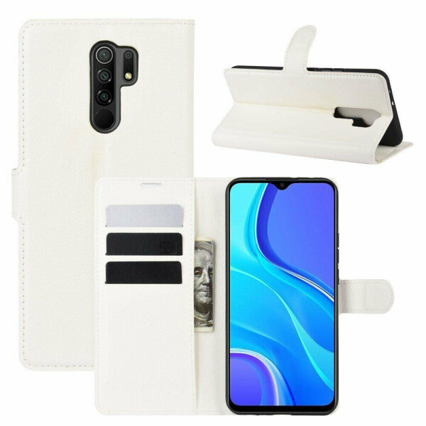 

Чехол Fiji Luxury для Xiaomi Redmi 9 книжка белый