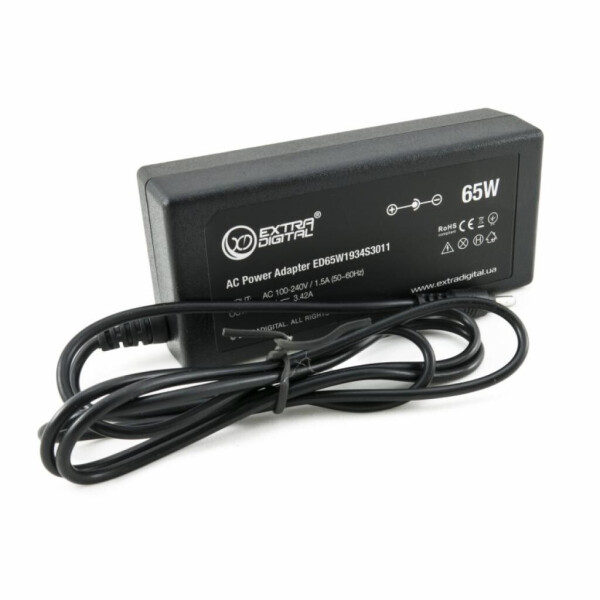 

Блок питания к ноутбуку EXTRADIGITAL Acer 19V, 3.42 A, 65W (3.0x1.1) (PSA3832)