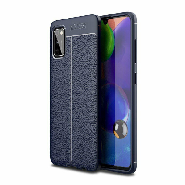 

Чехол Fiji Focus для Samsung Galaxy A41 (A415) силикон Original Soft Touch темно-синий