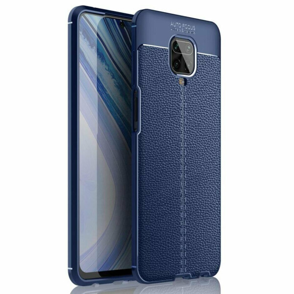 

Чехол Fiji Focus для Xiaomi Redmi Note 9 Pro силикон Original Soft Touch темно-синий
