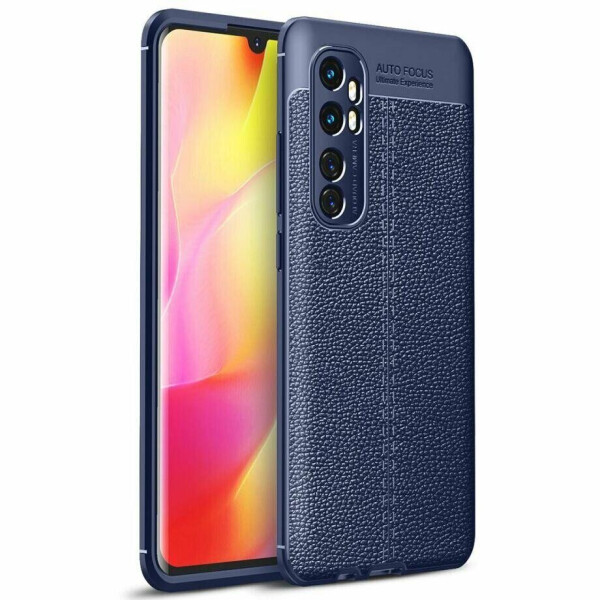 

Чехол Fiji Focus для Xiaomi Mi Note 10 Lite силикон Original Soft Touch темно-синий