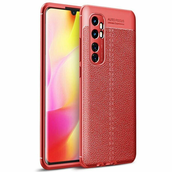 

Чехол Fiji Focus для Xiaomi Mi Note 10 Lite силикон Original Soft Touch красный