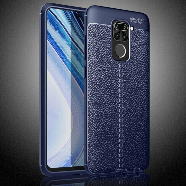 

Чехол Fiji Focus для Xiaomi Redmi Note 9 силикон Original Soft Touch темно-синий