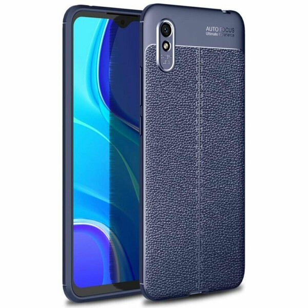 

Чехол Fiji Focus для Xiaomi Redmi 9A силикон Original Soft Touch темно-синий