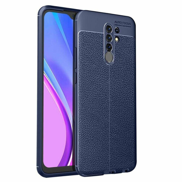 

Чехол Fiji Focus для Xiaomi Redmi 9 силикон Original Soft Touch темно-синий