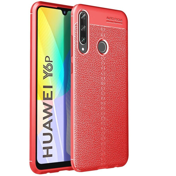 

Чехол Fiji Focus для Huawei Y6p силикон Original Soft Touch красный