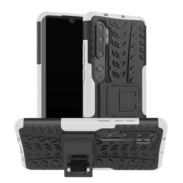 

Чехол Armored для Xiaomi Mi Note 10 Lite противоударный бампер с подставкой белый