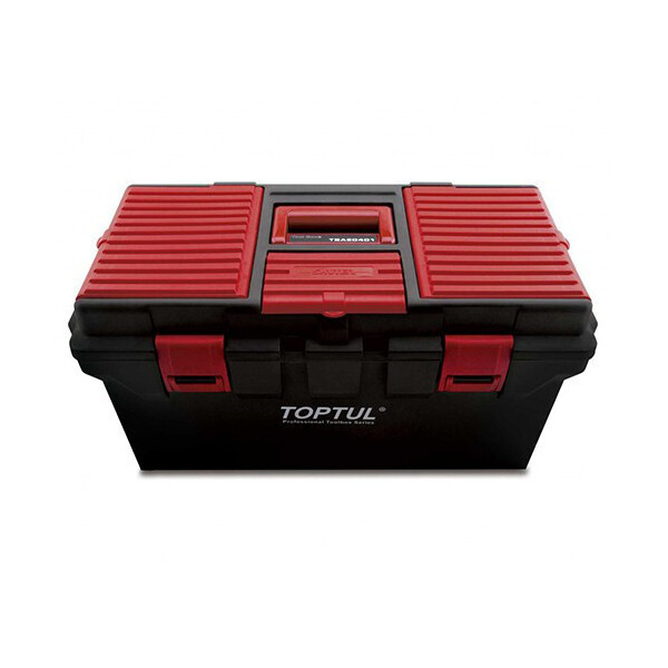 

Ящик для инструментов пластиковый 4 секции 556x278x270 TOPTUL TBAE0401