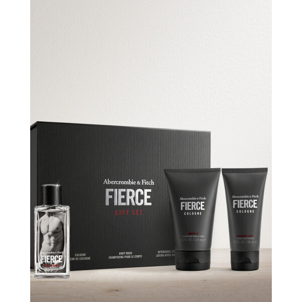 

Подарунковий набір FIERCE GIFT SET: cologne 50 ml, body wash 125 ml, aftershave lotion 90 ml Abercrombie & Fitch AF3147M 50 мл/125 мл/90 мл 10290