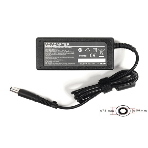 

Блок питания к ноутбуку PowerPlant HP 220V, 18.5V 65W 3.5A (7.4*5.0) (HP65E7450)