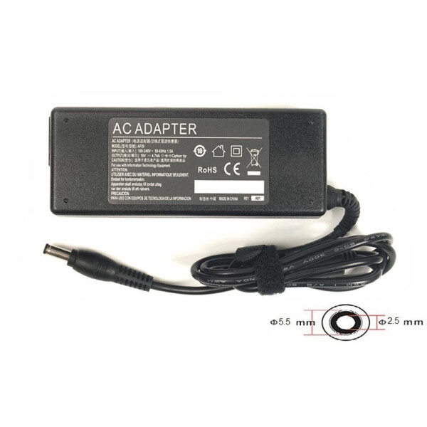 

Блок питания к ноутбуку PowerPlant HP 220V, 19V 90W 4.74A (5.5*2.5) (HP90F5525)