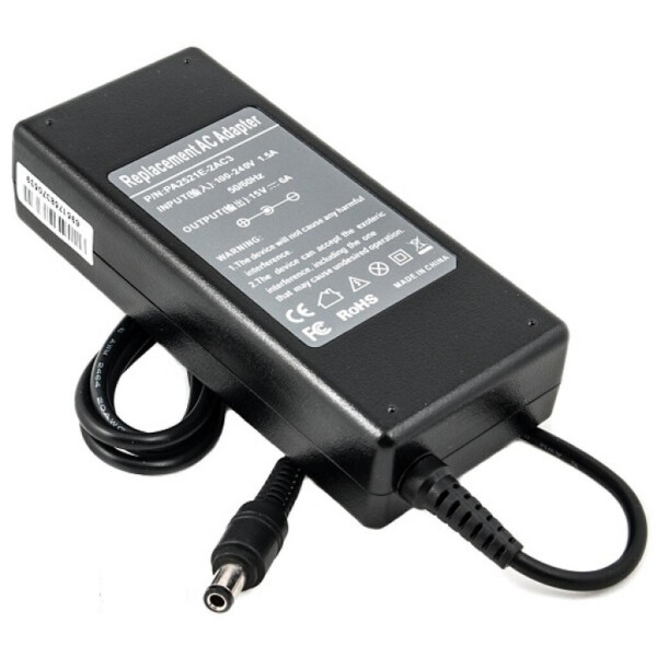 

Блок питания к ноутбуку PowerPlant TOSHIBA 220V, 15V 90W 6A (6.3*3.0) (TO90C6330)