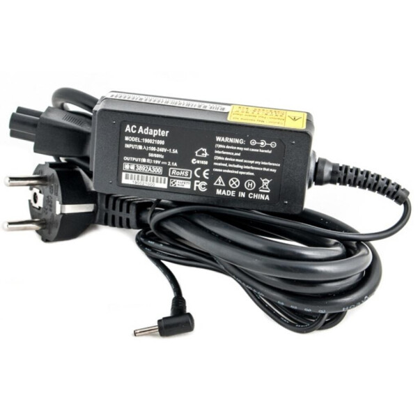 

Блок питания к ноутбуку PowerPlant ASUS 220V, 19V 40W 2.1A (2.3*0.7) (AS40F2307)
