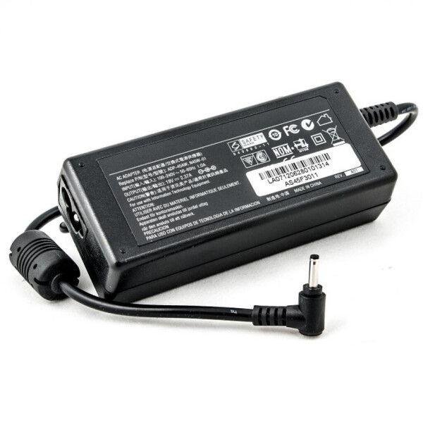 

Блок питания к ноутбуку PowerPlant ASUS 220V, 45W, 19V, 2.37A (3.0*1.1mm) (AS45F3011)
