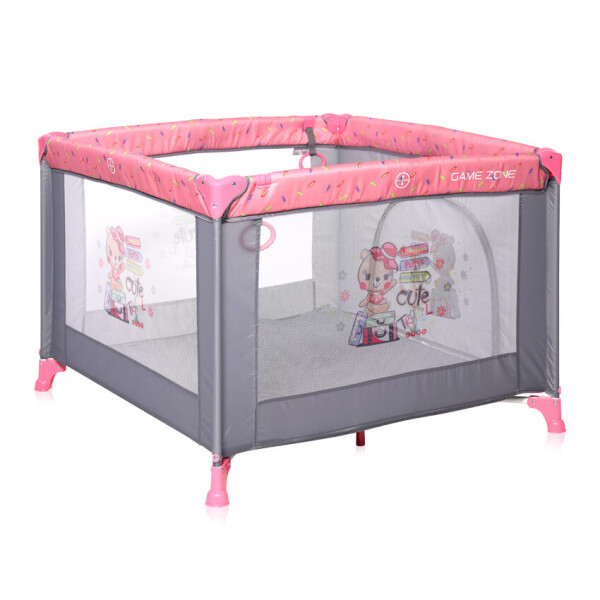 

Детский манеж Game Zone Lorelli 74х100х100 см Розовый