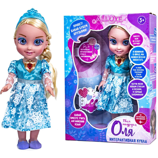 

Интерактивная кукла "Оля" Alluxe Toys 30 см Разноцветный