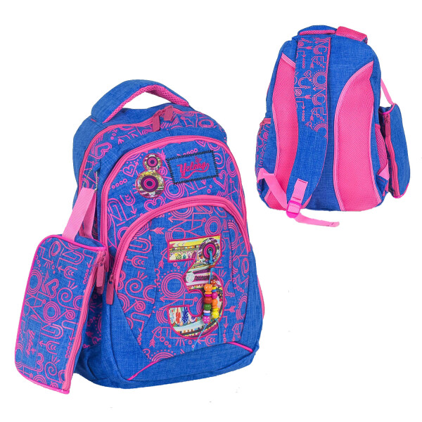 

Школьный рюкзак Penny 30x22x43 см Розово-голубой