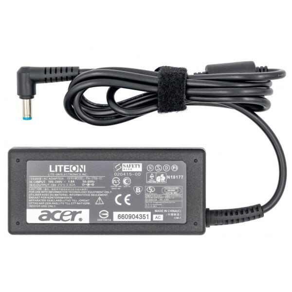 

Блок питания к ноутбуку Grand-X Acer (19V 3.42A 65W) 5.5x1.7mm (ACACL65W)