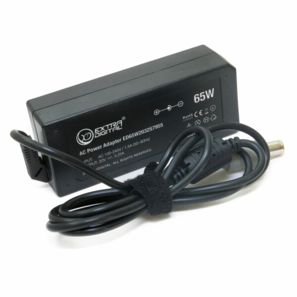 

Блок питания к ноутбуку EXTRADIGITAL IBM 20V, 3.25A, 65W (7.9x5.5) (PSI3809)