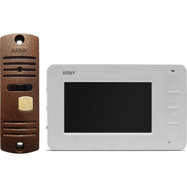 

Комплект видеодомофона ARNY AVD-7430 IPS White / Bronze