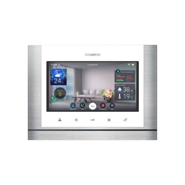 IP видеодомофон Commax CIOT-1020M White + White
