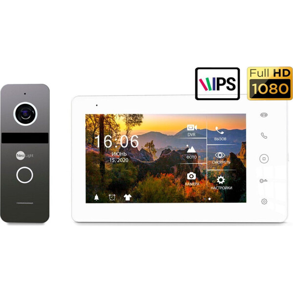

Комплект видеодомофона Neolight NeoKIT HD Pro WiFi Graphite