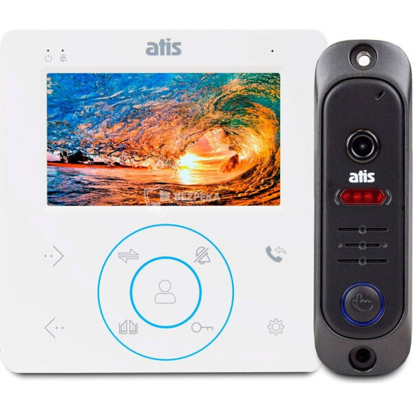 

Комплект видеодомофона Atis AD-480 W Kit box