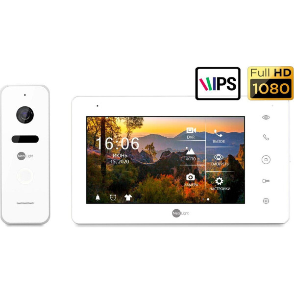 

Комплект домофона Neolight NeoKIT HD Pro White