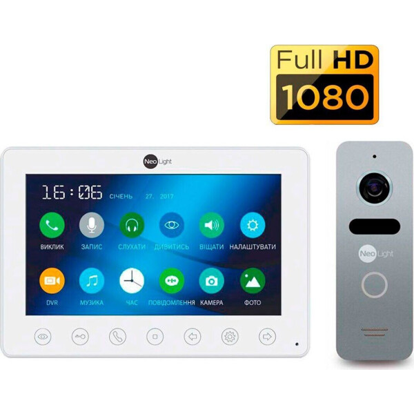 

Комплект видеодомофона Neolight OMEGA+ HD / Solo FHD Silver