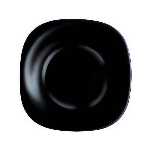 

Набор 6 обеденных тарелок Carine Black, квадратные 26см Luminarc LUM-L9817