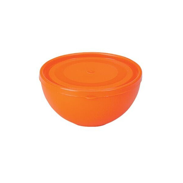 

Пиала Frosted Bowl пластиковая 600 мл круглая с крышкой Ucsan Plastik M-284