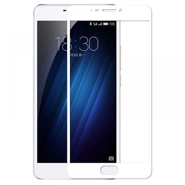 

Защитное стекло Silk Print для Meizu M6 Note White