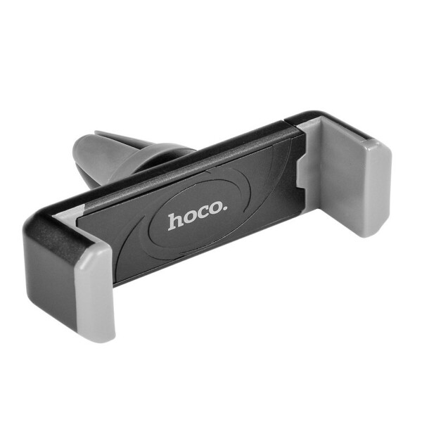 

Автодержатель для телефона Hoco CPH01 Mobile Holder for car outlet Black & Grey