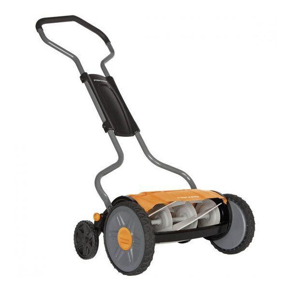 

Газонокосилка и травосборник Fiskars StaySharp Plus 1015649/113872