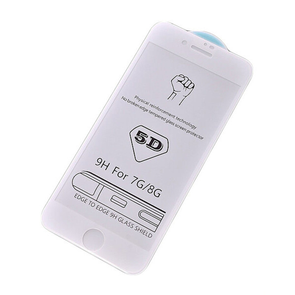 

Защитное стекло 5D для iPhone 7 / 8 / SE (2020) White