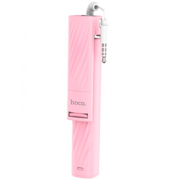 

Монопод Hoco K7 Dainty mini wired selfie stick Pink